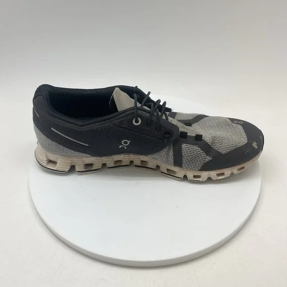 On Cloud 5 Sneakers Mens 9 Black Gray Running Athletic Gym Shoes - Picture 6 of 10